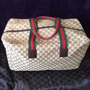 Gucci Duffel Authentic Excellent Condition